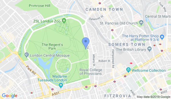 Wing Chun Kung Fu Westminster location Map